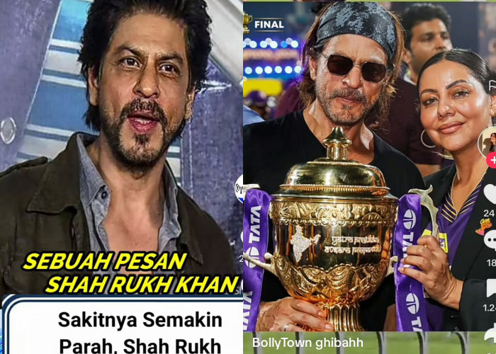 Pesan Shah Rukh Khan Diungkapkan Gauri, Cinta Dunia Film, Shah Rukh Khan Sakit Stroke Nonton Sepak Bola