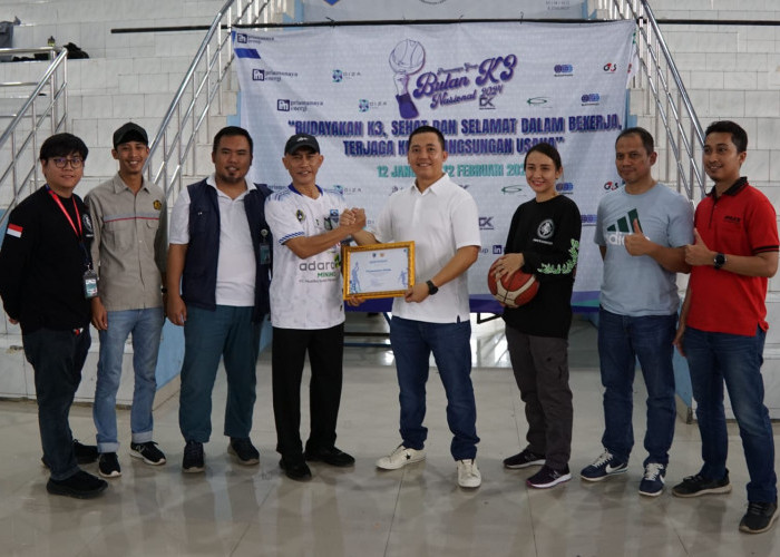 Bulan K3 Priamanaya Group Gelar Fun Games Bola Basket Priamanaya Vs Pemkab Lahat