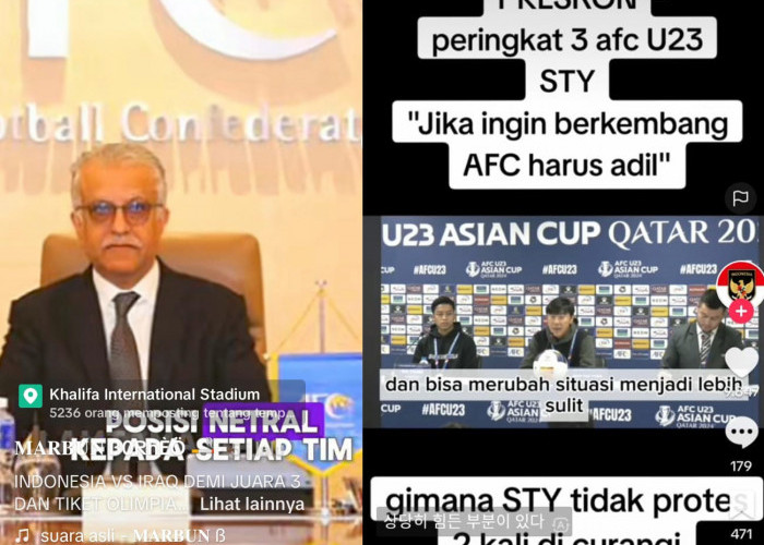 Shin Tae Young Curiga Pertandingan Irak vs Indonesia Piala Asia U-23 2024 Settingan, Tuan Rumah-AFC Bermain