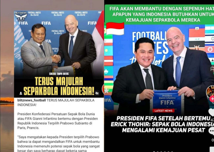 Hasil Pertemuan Presiden FIFA dan 2 Pejabat Indonesia, Prabowo Subianto-Erick Thohir, Kualifikasi Piala Dunia