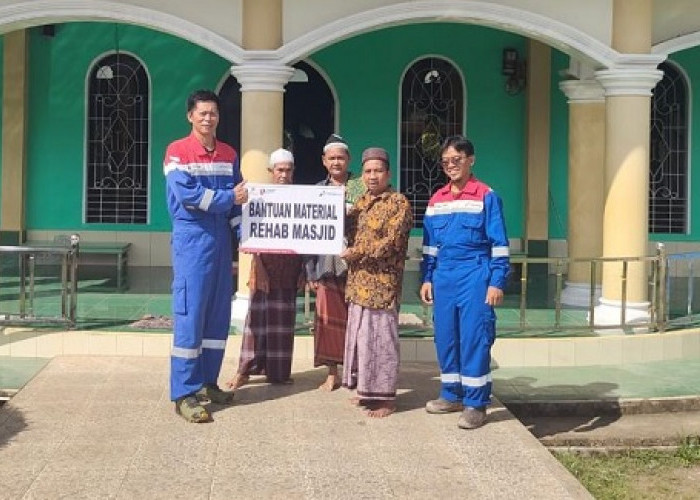 KKKS Pertamina EP Adera Field Serahkan Bantuan Pembangunan Masjid Al-Muttaqin