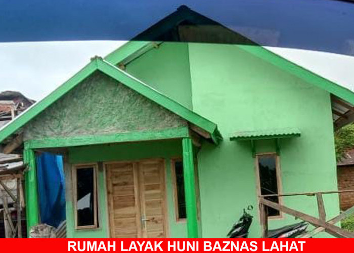 Inilah Perkembangan Pembangunan Rumah Layak Huni Bantuan Baznas Lahat, RLH Tanjung Menang Sudah Selesai