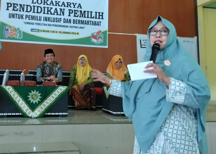 Ini Peran Aisyiyah Saat Pemilu, Pimpinan Daerah Aisyiyah Lahat Menggelar Lokakarya Pendidikan Pemilih