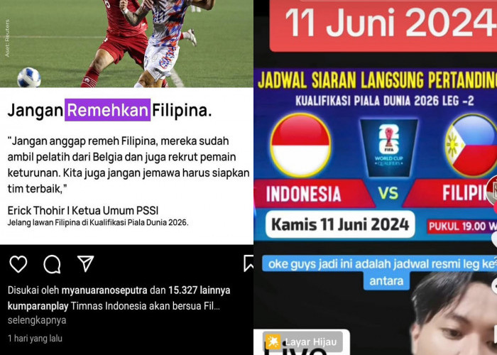 Filipina Tiru Indonesia Naturalisasi Pemain, Ketua PSSI Erick Thohir: Jangan Remehkan Filipina Piala Dunia