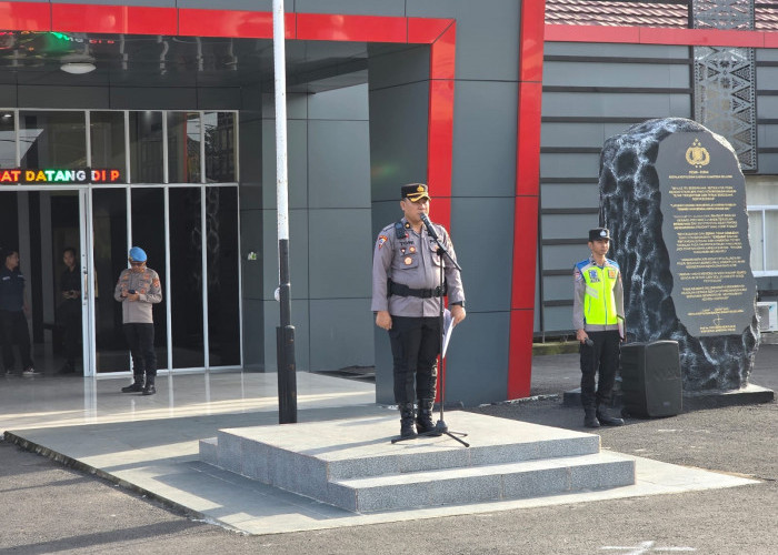 Simulasi Sistem Pengamanan Markas Komando (Sispam Mako) Polres Lahat