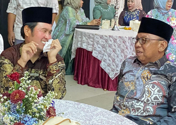 Yulius Maulana dan H Haryanto Terlihat Mesra di Acara Resepsi Pernikahan Eby dan Febry