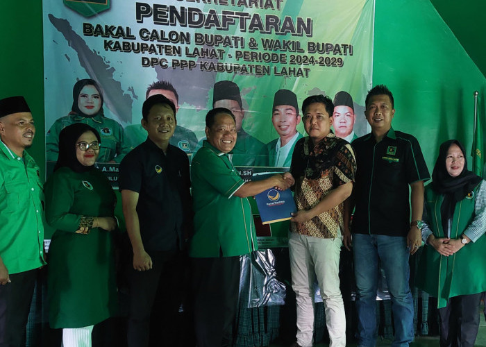 Pengembalian Formulir Calon Wakil Bupati Lahat Arry kepada PPP, Pilkada Lahat 2024