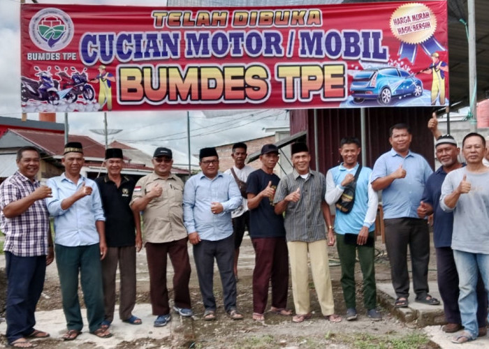 Pemdes Tanjung Payang Buka Cucian Mobil dan Motor, BUMDes TPE, Harga Murah Hasil Bersih