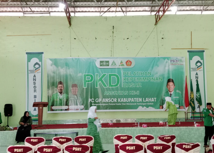 PC Ansor Kabupaten Lahat Menggelar Pelatihan Kepemimpinan Dasar (PKD) Angkatan ke-2 Tahun 2025