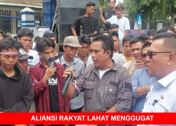 Inilah Tuntutan Aliansi Rakyat Lahat Menggugat, Masih Tentang Pengangkatan Pjs Kades