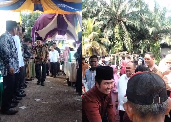 Yulius Maulana Disambut Rebana Salawatan, Penuhi Undangan Banjir Doa Masyarakat Kikim Barat dan Gumay Talang
