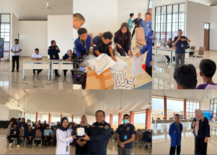 BNNK Empat Lawang Sosialisasikan P4GN dan Gelar Tes Urine Siswa SRT 1