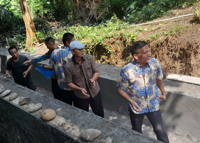 Ini Pembangunan Desa Tanjung Lontar saat di Kunjungi Tim Kecamatan Merapi Timur Tahun 2024