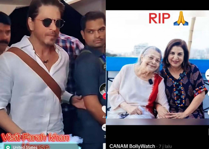 Kabar Duka Shah Rukh Khan, Meninggal Dunia, Ibu Farah Khan, Artis India SRK Dikabarkan MD, Sakit, Sembuh