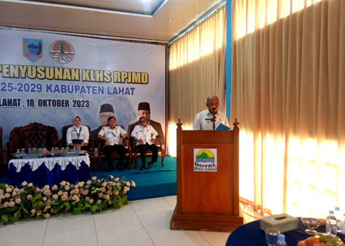Wakil Bupati Lahat H. Haryanto SE MM MBA Buka Kick Off Penyusunan KLHS RPJMD Tahun 2025-2029 Kabupaten Lahat