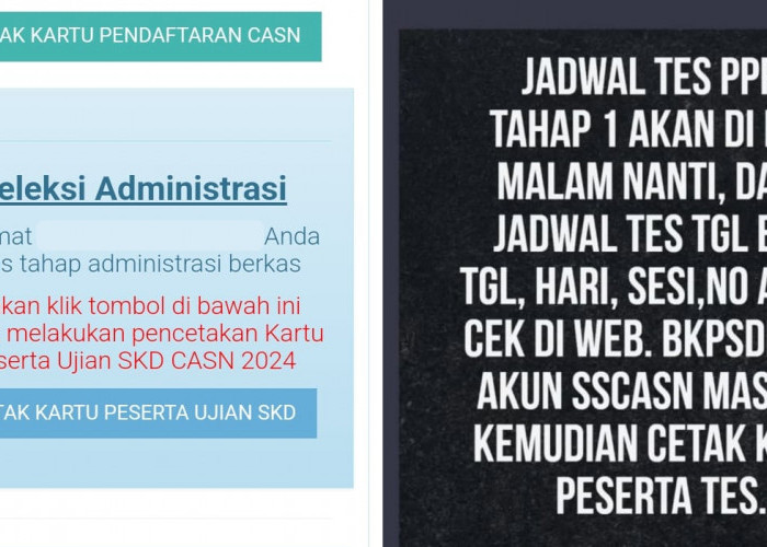 Kabar Terbaru, Kartu Peserta Ujian SKD, Sudah Bisa Cetak, Seleksi PPPK 2024 Lokasi Tes di Sri Melayu Palembang