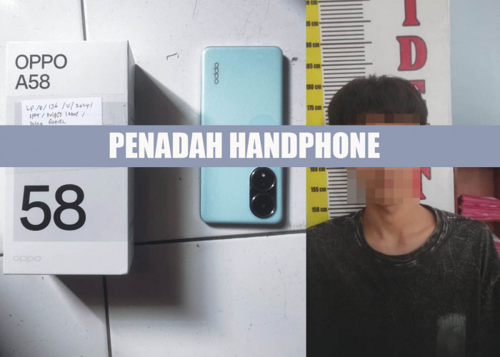 Team Jagal Bandit Polres Lahat Tangkap Penadah Handphone, Pelaku Masih Pelajar, Lagi Kerja di Talang Berangin