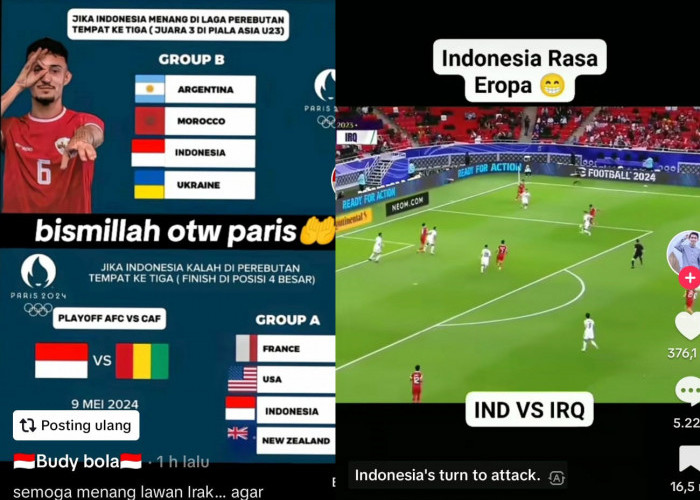 Indonesia Lawan Lionel Messi Cs di Olimpiade Paris, Jika Menang Lawan Irak Piala Asia U-23 2024