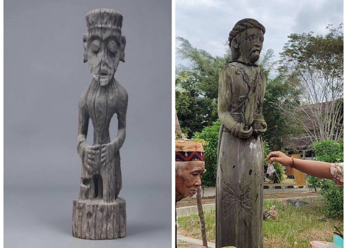 Menelusuri Sejarah Patung Dayak dan Rumah Betang, Warisan Budaya yang Sarat Makna