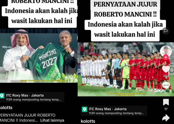 Pelatih Dunia Roberto Mancini: Wasit di Asia Sering Curang, Indonesia Kalah Lawan Irak Piala Asia U-23 2024
