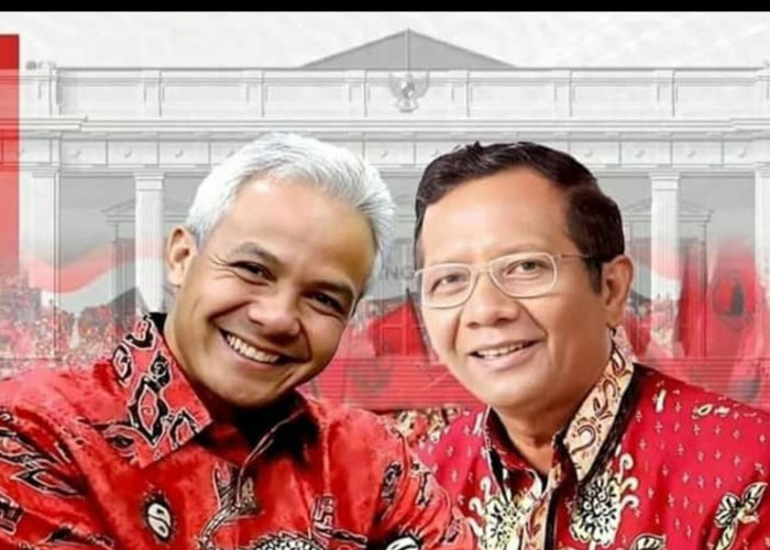 Sah, Megawati Soekarnoputri Umumkan Mahfud Cawapres Ganjar Pranowo di Kantor DPP PDIP Menteng Jakarta Pusat