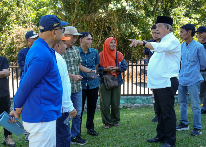 Bupati Lahat Bursah Zarnubi Ingin Menata Kawasan Megalit Usia Ribuan Tahun