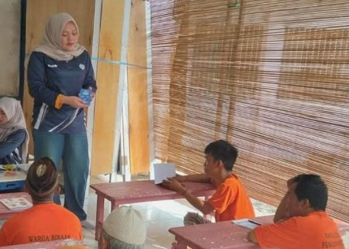 Tingkatkan Literasi, Warga Binaan Lapas Lahat Ikuti Pembelajaran Dasar