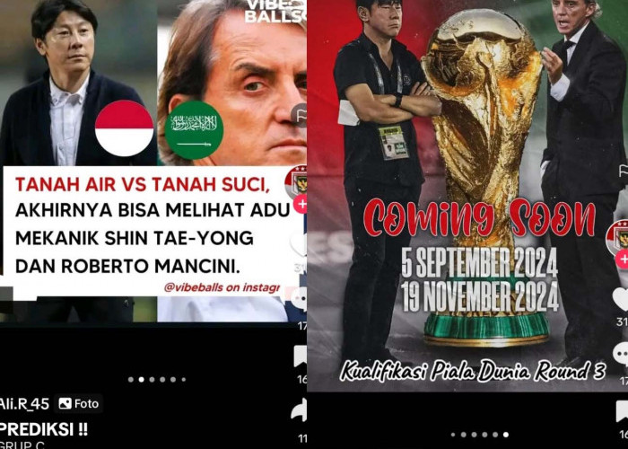 Tanah Air vs Tanah Suci, Indonesia vs Arab Saudi, Shin Tae Young vs Roberto Mancini, Kualifikasi Piala Dunia