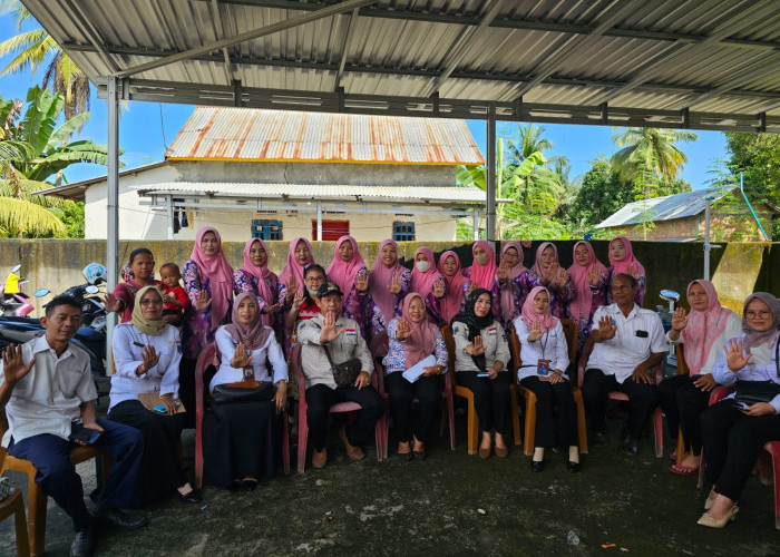 Apresiasi Untuk Tim Posyandu Desa Banjar Sari, Sudah Terapkan Makanan Sehat Nih Simak