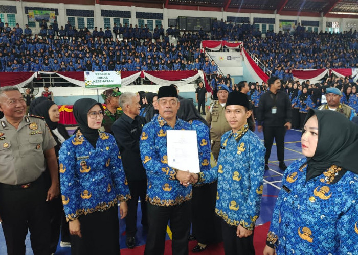 Selamat! 2.785 Orang Terima SK PPPK Paruh Waktu dari Bupati Lahat dan Wakil Bupati Lahat