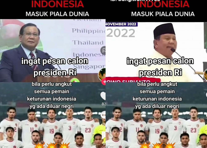 Prabowo Rebut Trofi Piala Dunia, Indonesia Negara Besar, Ketua PSSI Erick Thohir, Kualifikasi Piala Dunia 2026