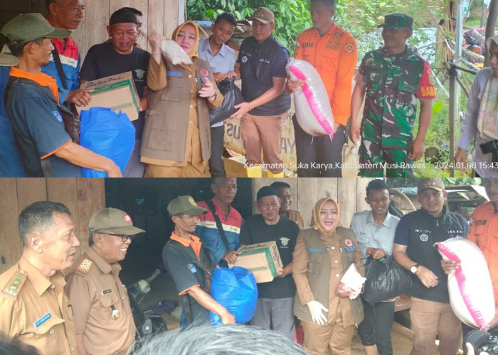 KKKS Pertamina EP Pendopo Field Beri Bantuan kepada Warga Terdampak Banjir di Kabupaten Musi Rawas