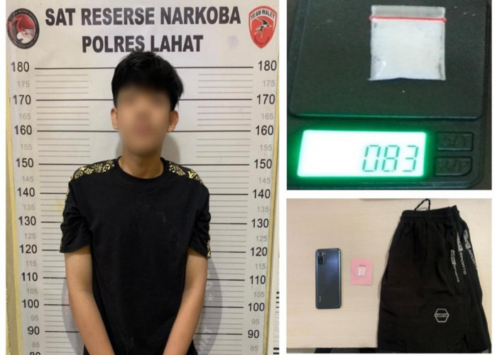 Satres Narkoba Polres Lahat Ungkap Kasus Peredaran Sabu, Satu Terduga Pengedar Diamankan