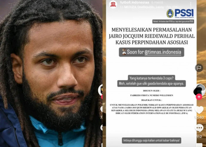 Jairo Riedewald Gabung Indonesia, Pemain Crystal Palace Rambut Gimbal, Kualifikasi Piala Dunia 2026