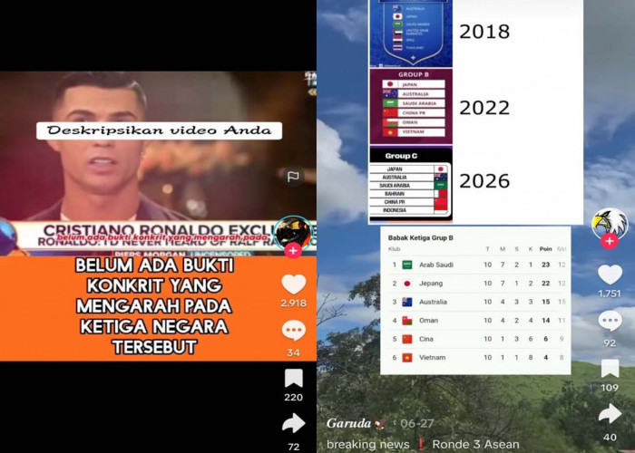 Cristiano Ronaldo Curiga Jepang-Australia-Arab Saudi, 3 Kali Pildun 1 Grup, Kualifikasi Piala Dunia 2026