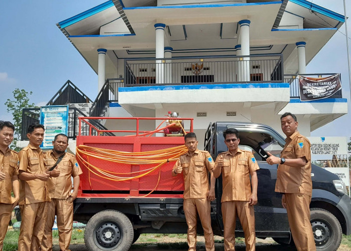 Kreatif, Salah Satu Desa di Kabupaten Lahat Sudah Punya Mobil Damkar Mini, Ini Kegunaannya