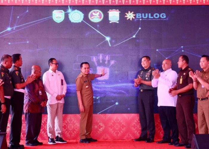 Pj Gubernur Sumsel Agus Fatoni Launching Gerakan Pasar Murah Serentak Se-Sumsel (GPMSS)