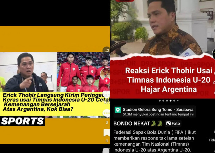 Indonesia Juara Piala Dunia 2026, Erick Thohir Wujudkan Generasi Emas Sepak Bola, Seoul Earth On Us Cup 2024