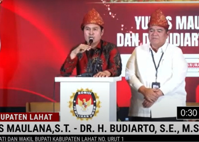 Paparan Program Paslon Nomor 1 Gampang Diingat Warga Kabupaten Lahat, Debat Publik Pilkada 2024