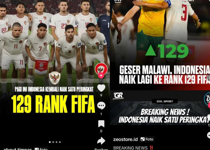 Ranking FIFA Terbaru Indonesia, Nomor Urut 129 Geser Malawi, Kualifikasi Piala Dunia 2026