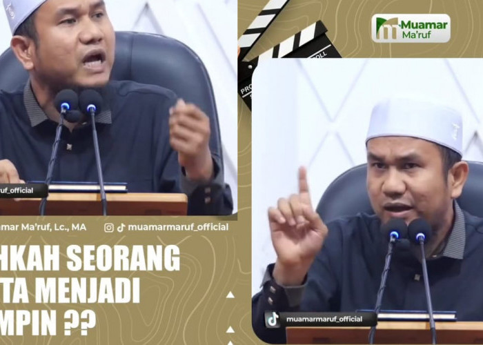 Wanita Boleh Jadi Pemimpin, Berikut Penjelasan Ulama Asal Minang Kabau, Ustadz Dr Muamar Ma'ruf Lc MA