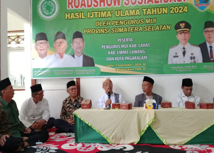 MUI Provinsi Sumsel Sosialisasi Hasil Keputusan Ijtima’ Ulama kepada MUI Lahat, Kota Pagar Alam, Empat Lawang