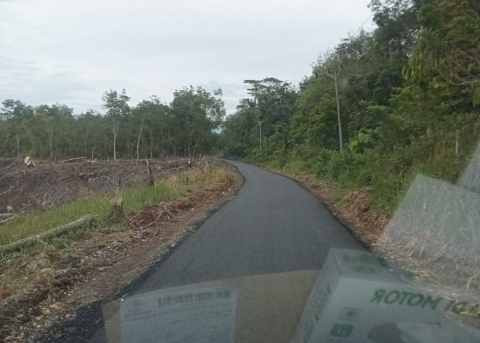 Akses Jalan Tiga Desa di Gumay Ulu Sudah Diaspal