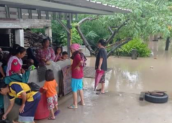 Desa Ngalam Baru Gumay Talang Terjadi Banjir, Luapan dari Sungai Kikim