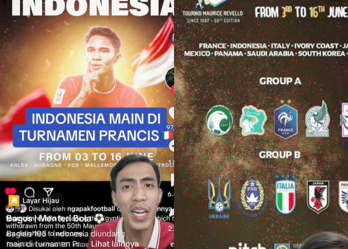 Keren, Timnas Indonesia Dapat Undangan Turnamen Prancis, Lawan Italia, Ukraina, Jepang, dan Panama