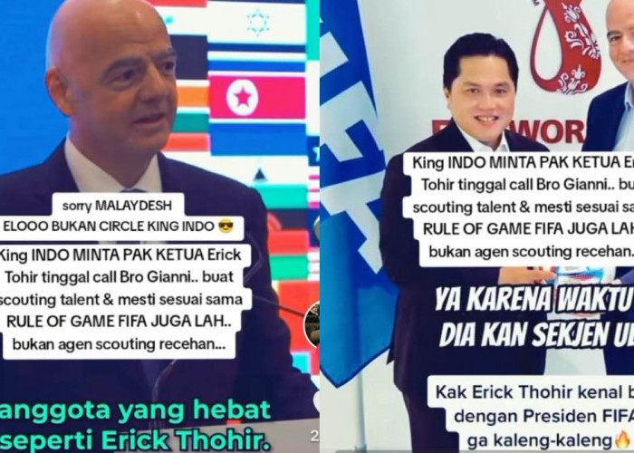 Hubungan Erick Thohir dan Gianni Infantino, Negara Lain Iri, Presiden FIFA, Kualifikasi Piala Dunia 2026