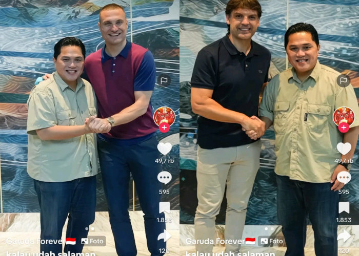 Eks Striker Tajam Liverpool dan Bek MU Temui Erick Thohir, Dukung Indonesia, Kualifikasi Piala Dunia 2026