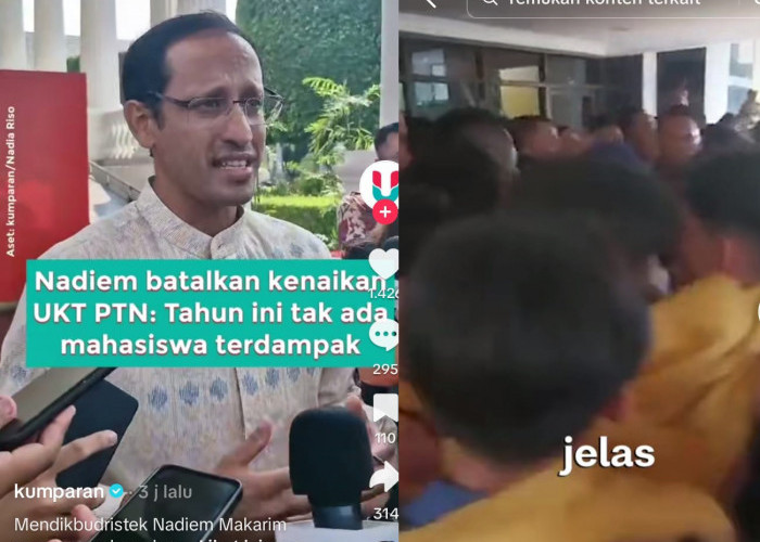 Nadiem Makarim Kena Semprot Presiden Jokowi, Orang Tua Calon Mahasiswa Lega, Uang UKT Batal Naik