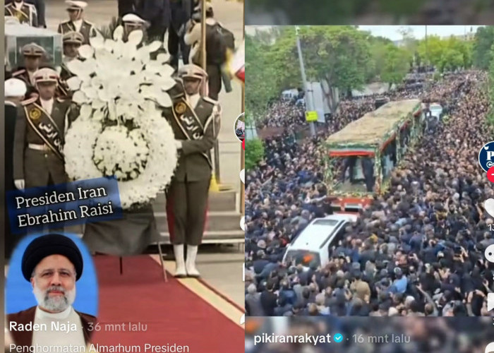 Jenazah Presiden Iran Ibrahim Raisy Keliling Kota Tabriz, Pemimpin Tertinggi Iran Umumkan 5 Hari Berkabung