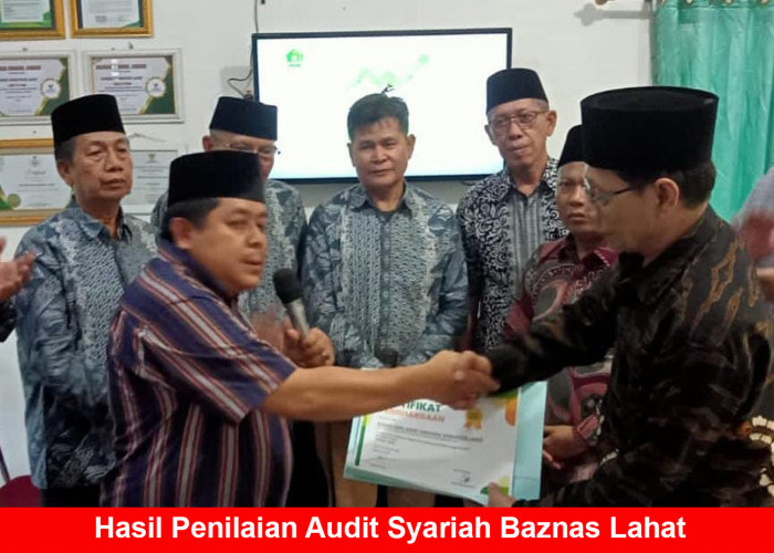 Penilaian Audit Syariah, Baznas Lahat Dapat Nilai Baik dari Tim Auditor Irjen Kementerian Agama RI